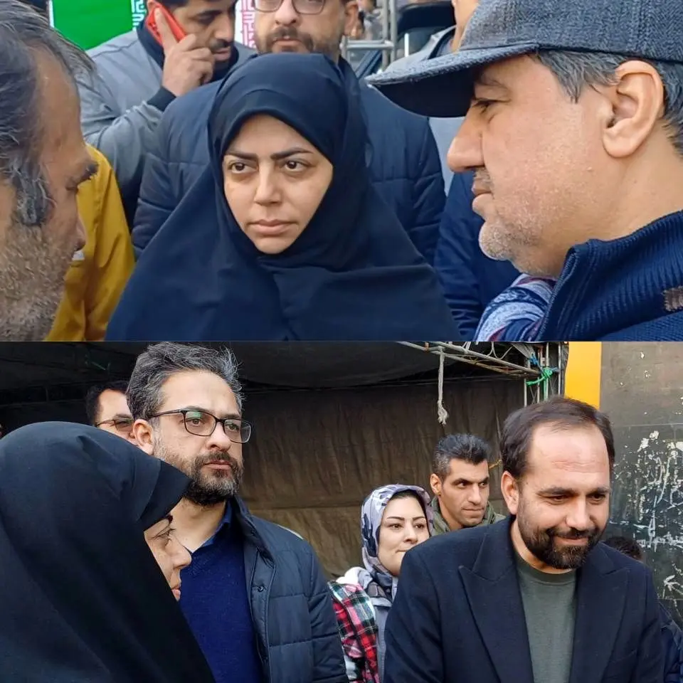 حضور همزمان دو عضو شورای اسلامی شهر تهران در غرفه فرهنگی سازمان تاکسیرانی در یوم‌الله ۲۲ بهمن 