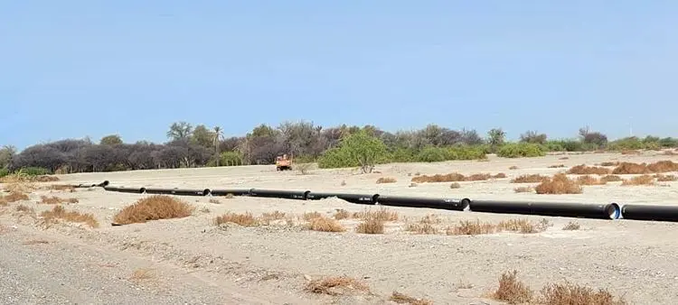 عملیات اجرایی آبرسانی به نیروگاه سیریک آغاز شد