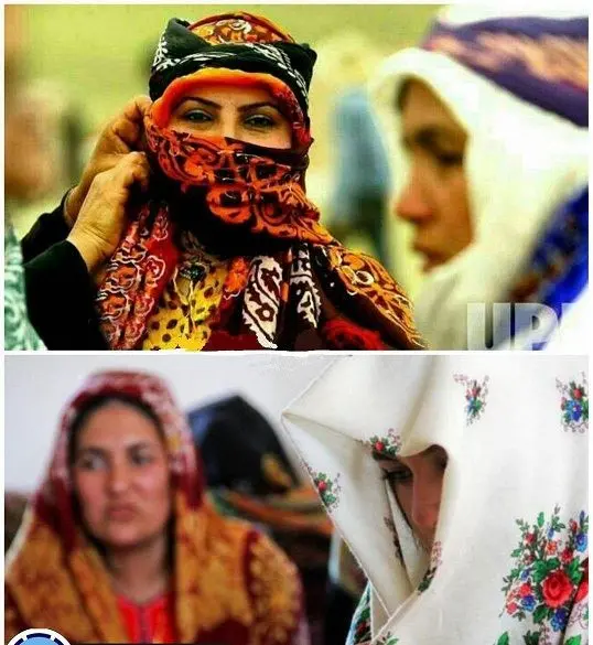 رسم جالب احترام به بزرگترها درمیان ترکمن ها+عکس