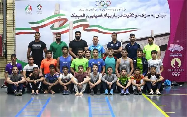 اعضای تیم ملی کشتی فرنگی نوجوانان تست دادند
