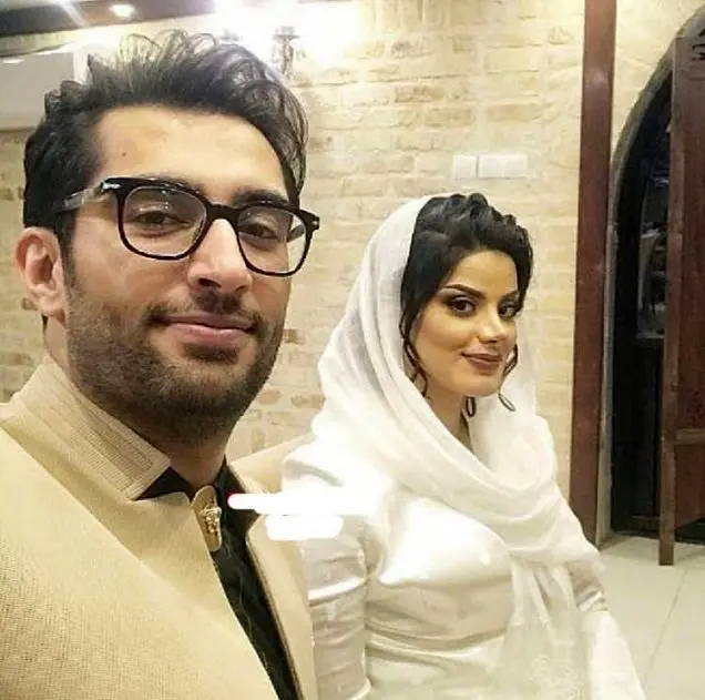 پسر مرحوم ناصر عبدالهی و همسرش+عکس
