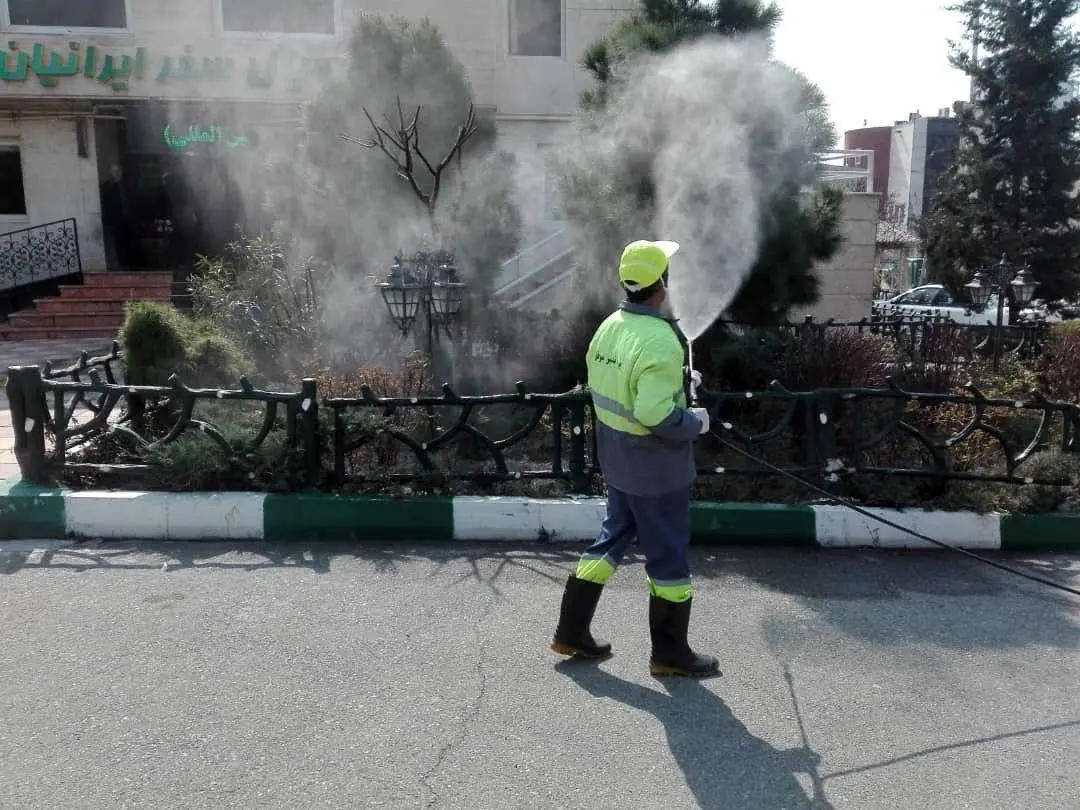 ۵ محور پرتردد تهران ضدعفونی می شوند 

