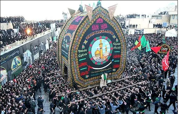 بازتاب شکوه نخلگردانی عاشورایی در پرس تیوی