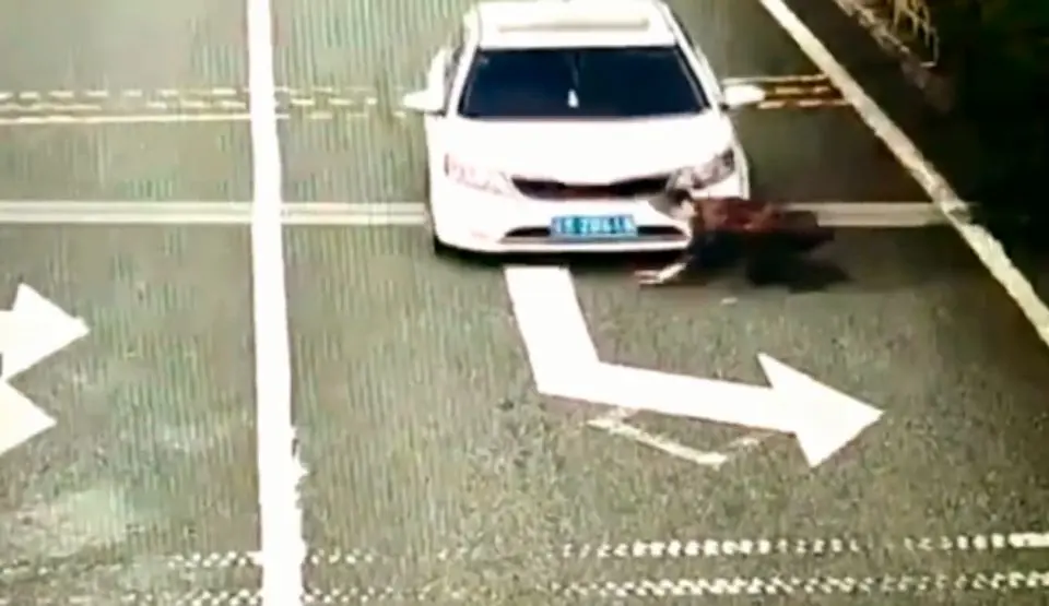 تمارض عجیب یک فرد به تصادف کار دستش داد! + عکس