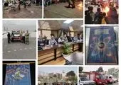 نمایش آمادگی گروههای دوام منطقه ۲ در مقابله با حریق
