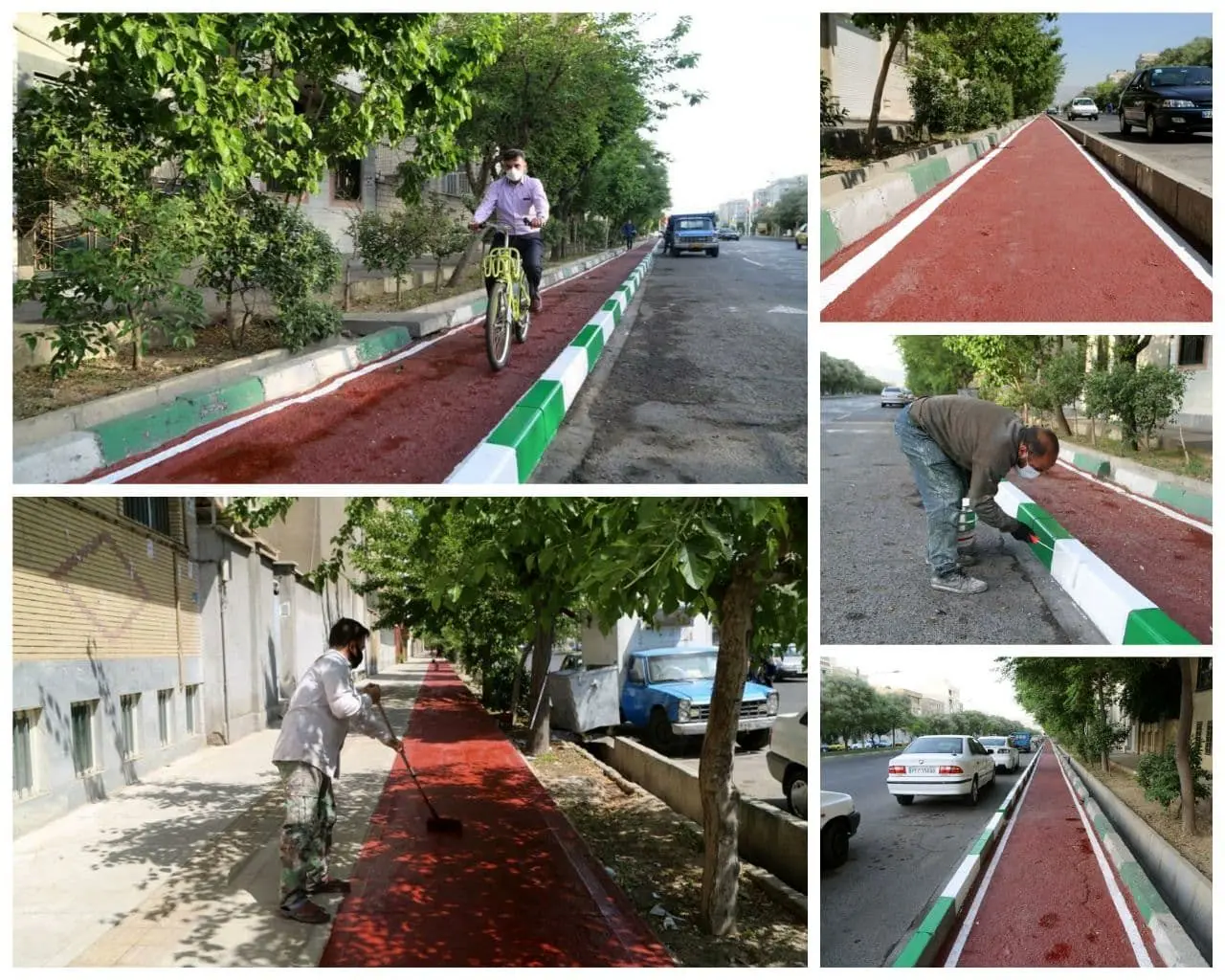  ایمن سازی 11 کیلومتر مسیر دوچرخه سواری منطقه 15

