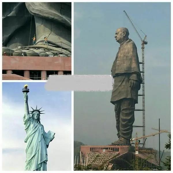 بلندترین مجسمه دنیا در هند ساخته شد+عکس