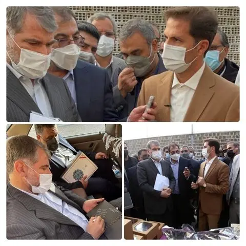 بازدید وزیر جهاد کشاورزی از طرح های مشارکتی بانک کشاورزی در استان یزد
