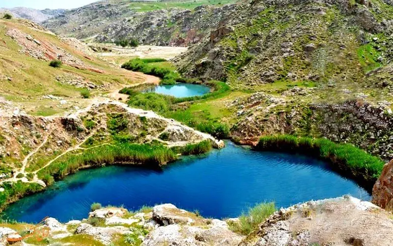 سفر به تلاب دو قلوی آبدانان در ایلام و استان اردبیل