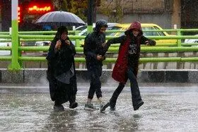 تشدید بارش در ۱۳ استان