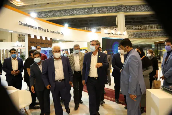بازدیدمدیرعامل چادرملو از نهمین نمایشگاه فولاد و صنایع وابسته ( ماینکس )