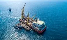 پایان لولهگذاری دریایی نخستین سکوی فاز 11 پارس جنوبی