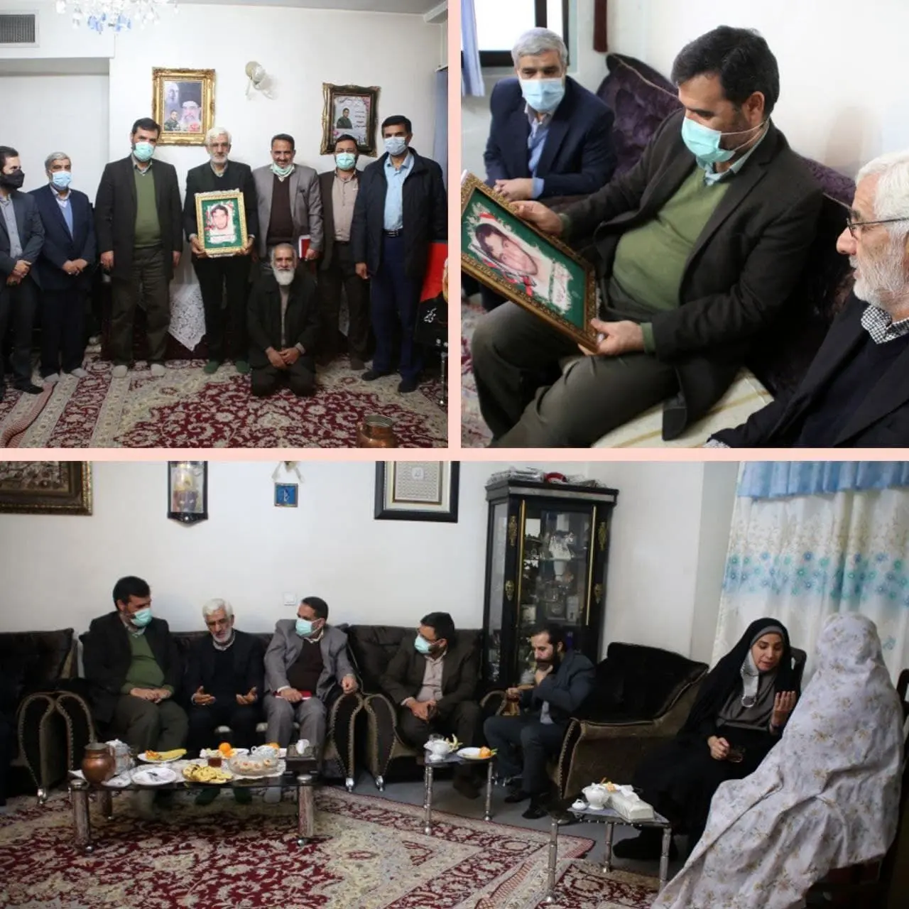 ‍ دیدار شهردار منطقه 15 با خانواده معظم شهید مولایی 