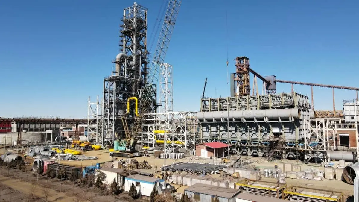 فاز دوم آهن اسفنجی فولاد بافت آماده افتتاح شد
