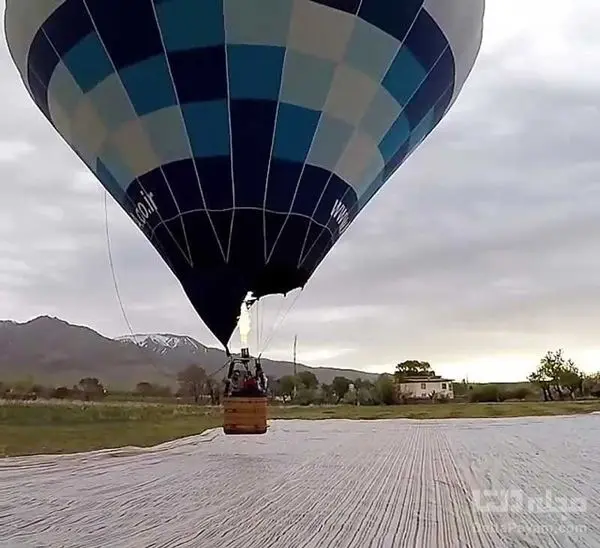 پرواز با بالن بر فراز مناطق باستانی اهر