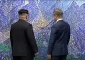 اسکورت عجیب رهبره کره شمالی در دیدار با رئیس جمهور کره جنوبی+عکس