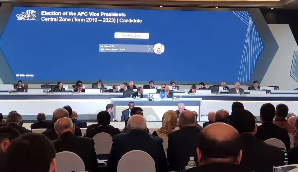 تاج نایب رئیس و شیخ سلمان رئیس AFC شدند