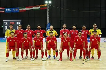 تساوی تیم ملی فوتسال ایران و مصر