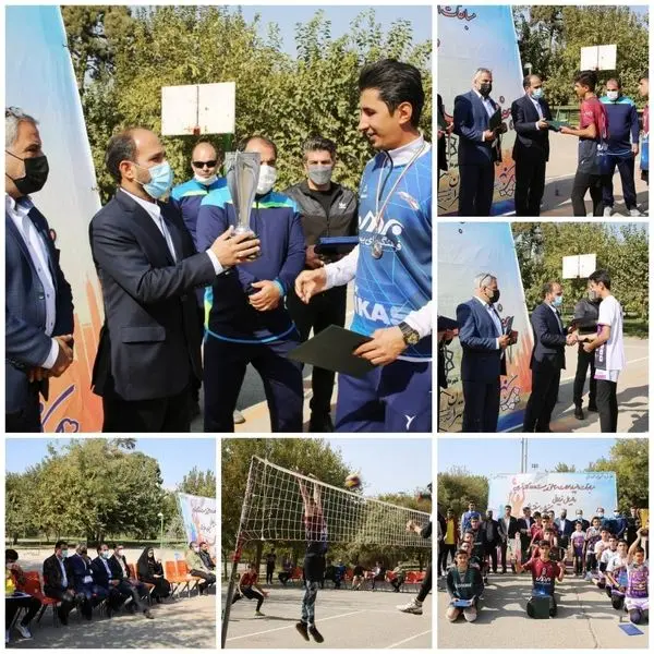 قهرمانی منطقه 15 در نخستین المپیاد والیبال خیابانی محله های تهران