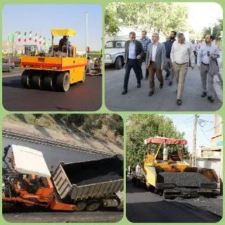 رفع فرسودگی معابر منطقه 15 با پخش 45 هزار تن آسفالت