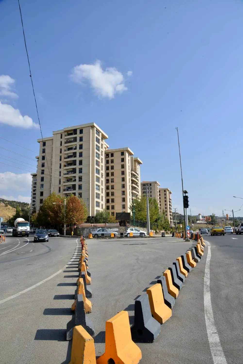 افزایش ایمنی تردد در مسیر جدید ارتش به لشگرک 

