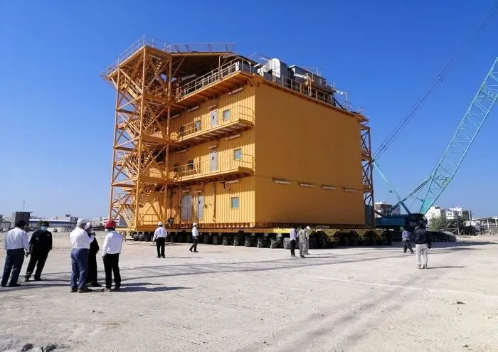 سکوی جدید مسکونی میدان فروزان بارگیری شد