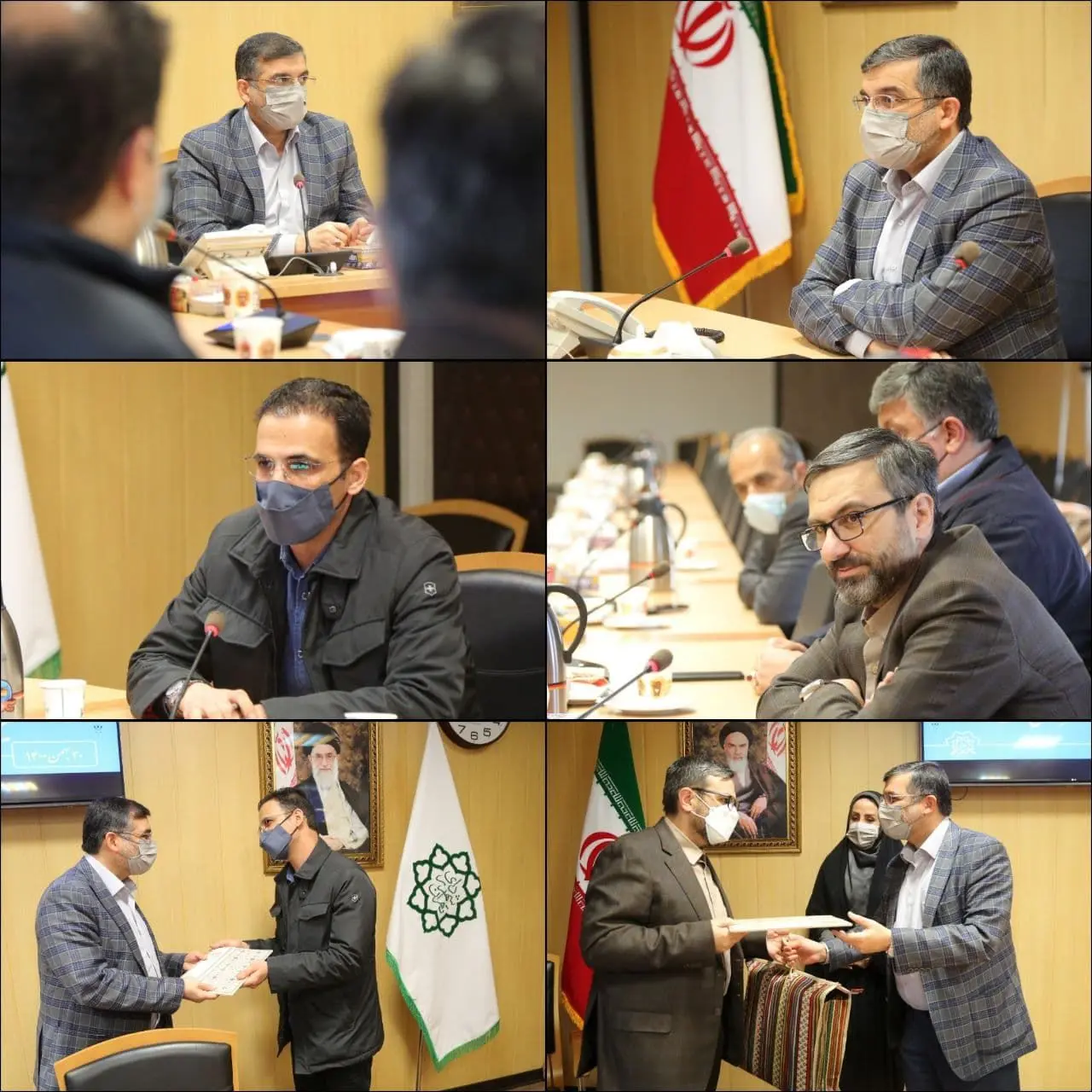 گرامیداشت اربعین شهدای گمنام بوستان ولی عصر(عج) در منطقه ۱۵