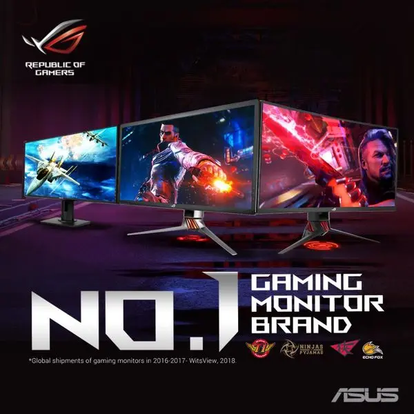 سلطه ایسوس بر دنیای نمایشگرهای گیمینگ