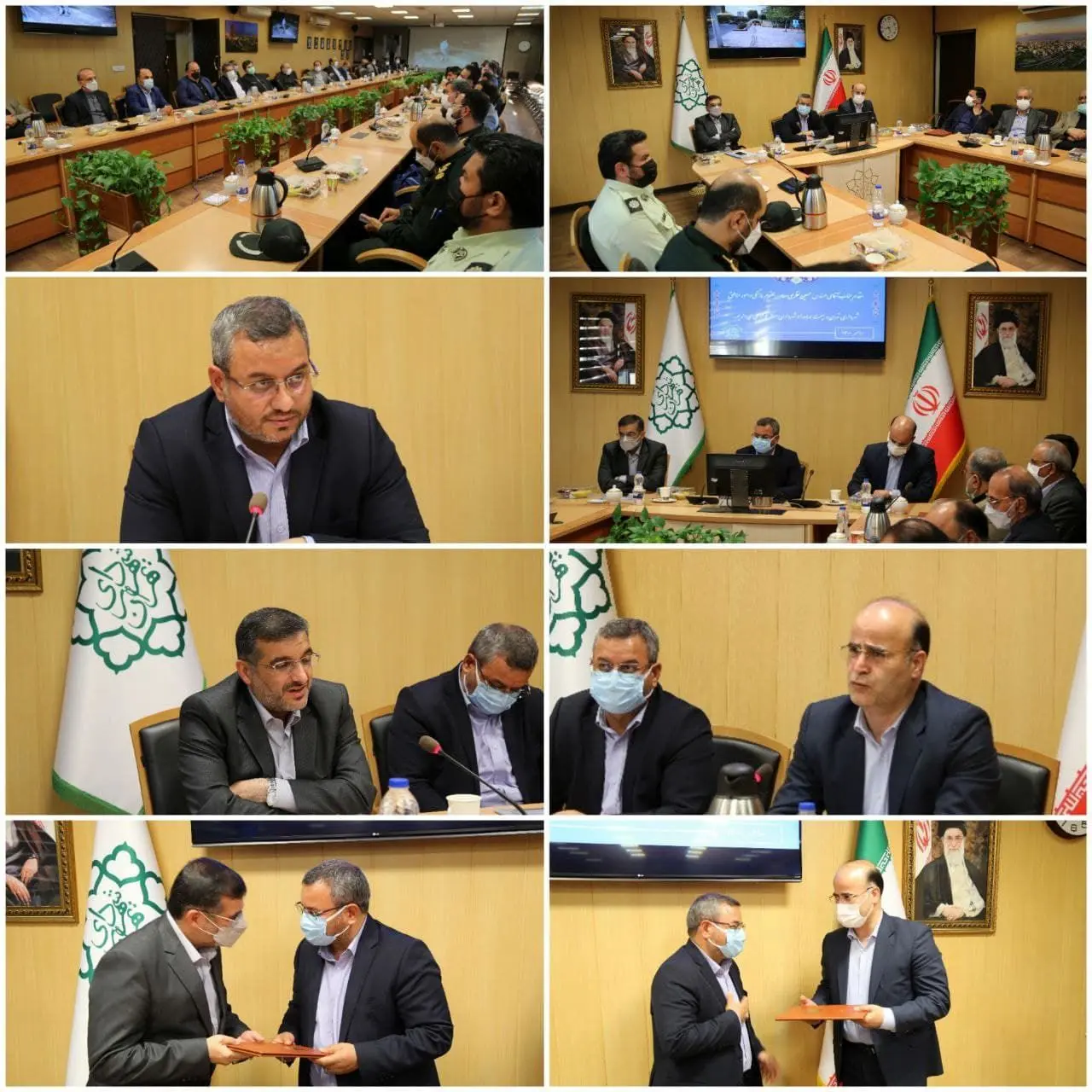 آیین تکریم و معارفه شهردار منطقه ۶ برگزار شد

