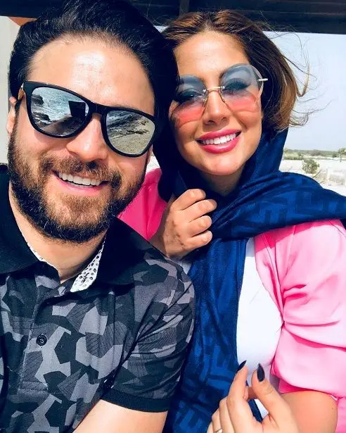 تیپ بهاری و خاص خواننده مشهور و همسر دومش+عکس
