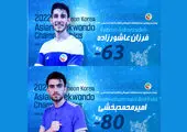دومین قهرمانی متوالی مردان تکواندو در مهد تکواندو جهان