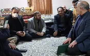 دیدار صمیمانه با خانواده معزز شهید ارامنه باقداساریان