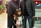 تیپ اسپرت زن و شوهر بازیگر در ورزشگاه خارجی+عکس
