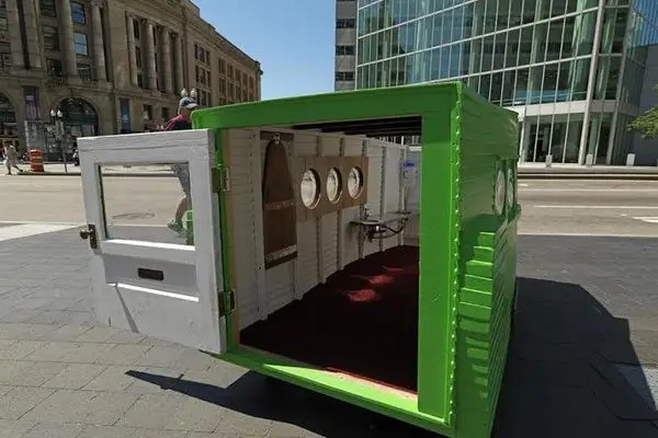 کوچکترین خانه جهان که در یک ون جا میشود + تصاویر