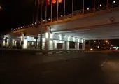 تقاطع غیر همسطح جنوب به غرب بزرگراه شهید همت از بزرگراه شهید چمران روشن شد