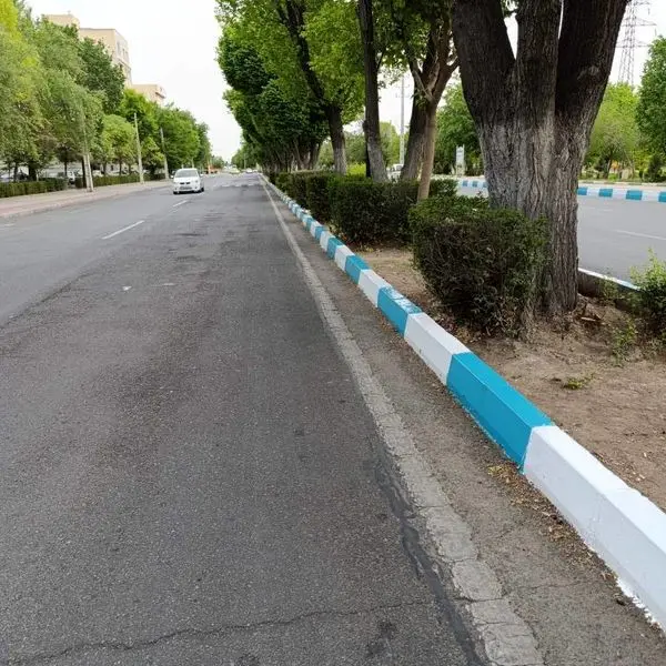 5 هزار متر از جداول و المان های شهری منطقه 19 در طرح «الگوی خدمت» رنگ آمیزی شد