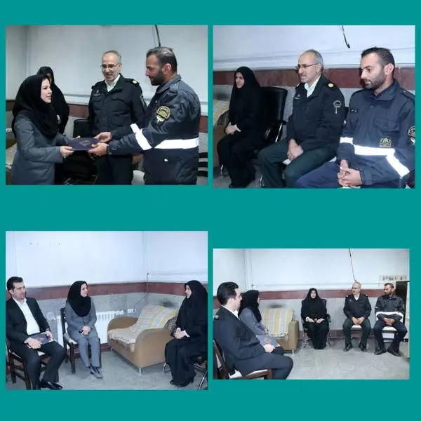 پاکدستی نگهبان یگان حفاظت شهرداری منطقه9

