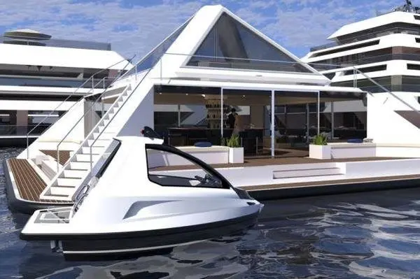 خانه های عجیبی که روی آب شناورند!+عکس