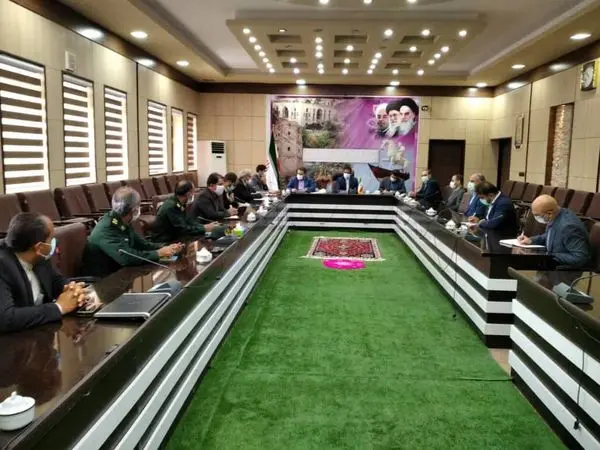 برگزاری جلسه هماهنگی احداث سومین مدرسه بانک سینا در شهرستان دشتی استان بوشهر