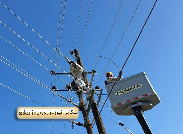 پروژه اصلاح خط ۲۰ کیلو ولت برق شهر راسک انجام شد
