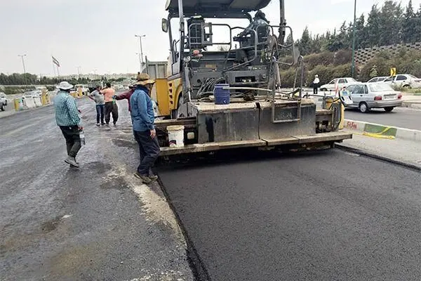  پیشرفت عملیات بهسازی مسیرهای کندروی بزرگراه آزادگان

