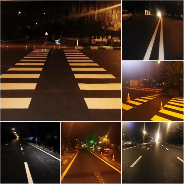 اجرای خطکشی محوری در قلب پایتخت