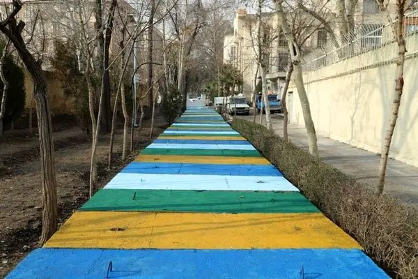 احداث سه کیلومتر پیاده راه محلی در منطقه 3 تهران