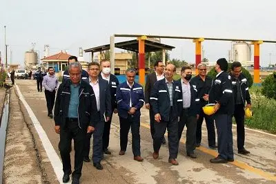 بازدید نوروزی مدیرعامل مناطق نفتخیز از تاسیسات اهواز۳