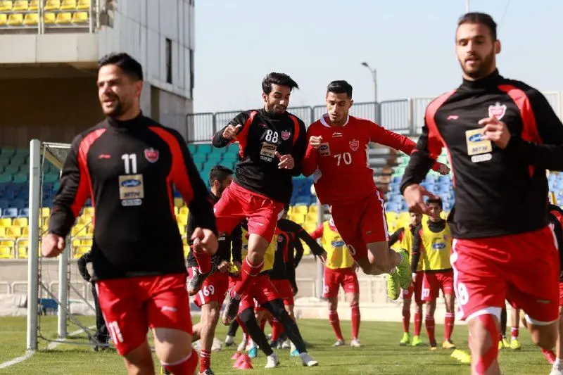 برگزاری آخرین تمرین پرسپولیس برای شروع نیم فصل دوم
