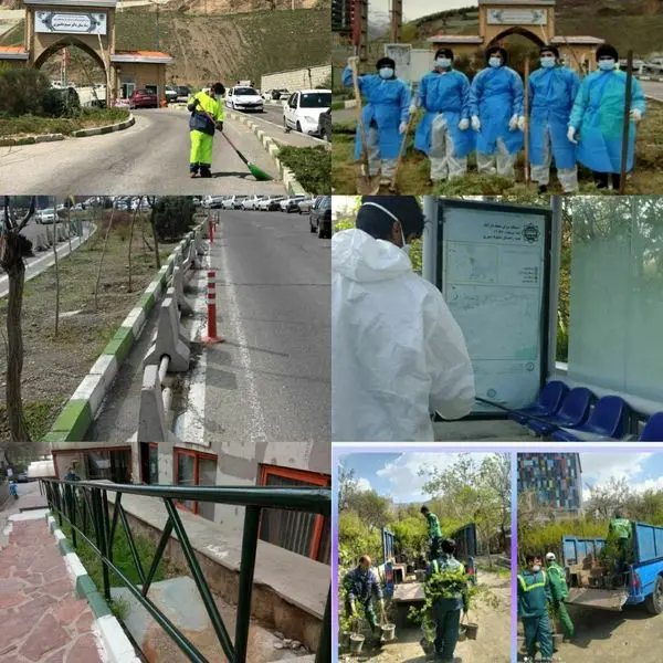 خدمات رسانی شهری به بیمارستان مسیح دانشوری، مرکز اصلی درمان کویید 19 در کشور، مستمر انجام می شود