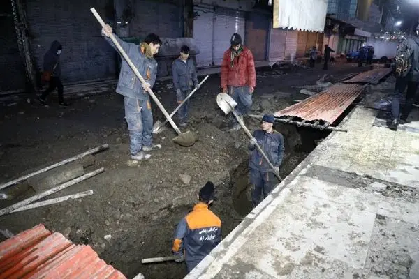 بهسازی بازارچه شهرستانی در منطقه ۱۳ پایتخت