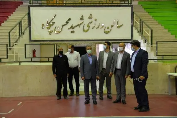 بازدید دبیرکل کمیته ملی المپیک از امکانات ورزشی دانشگاه آزاد بوشهر