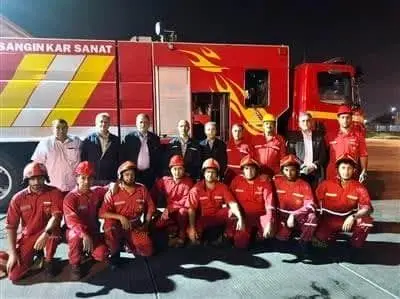 دیدار شبانه مدیرعامل مناطق نفتخیز جنوب با کارکنان اداره HSE نفت و گچساران