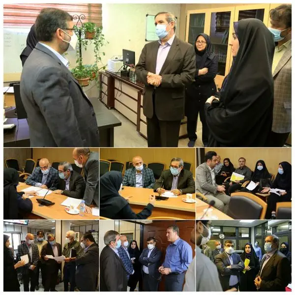 دیدار صمیمانه کارکنان منطقه۶ با دکتر امانی عضو شورای شهر